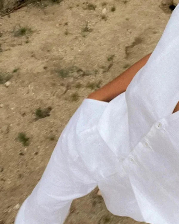 CLASSY LADY - TWO PIECE LINEN SET